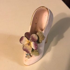 3/$25 Bone China Mini Shoe